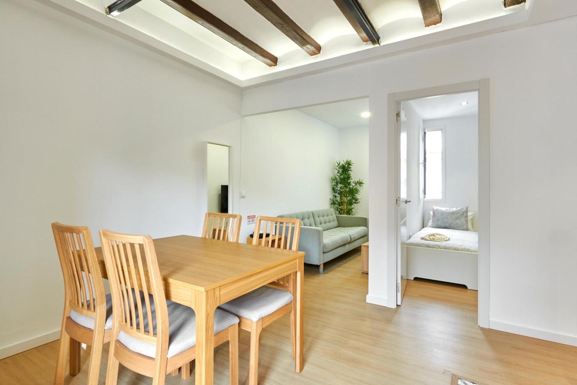 Ma Bright Apartment Next To Parc De Montjuic Barcelona Bagian luar foto
