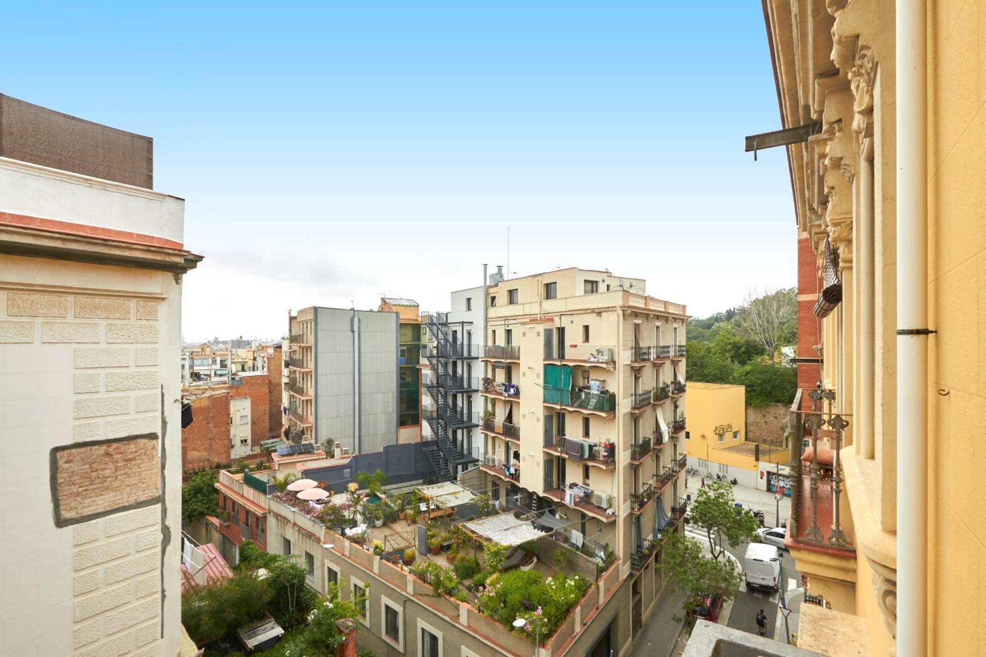 Ma Bright Apartment Next To Parc De Montjuic Barcelona Bagian luar foto